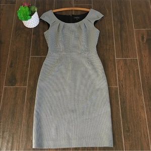 Tahari houndstooth career dress size 4